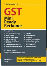 GST Mini Ready Reckoner book by Akhil Singla,Pavan Kumar Gaur
